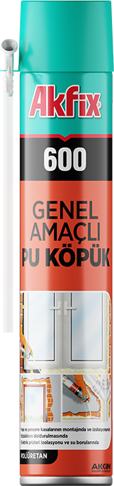 Akfix FA006 Pu Pipetli Köpük 600 gr