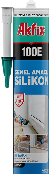 Akfix Silikon 100E 280ml Şeffaf