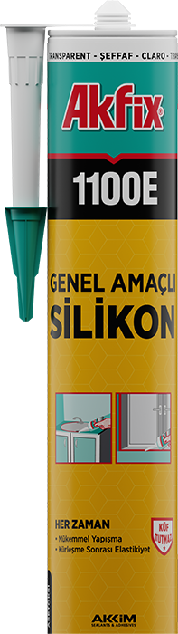Akfix Silikon 1100E 280 gr Gri