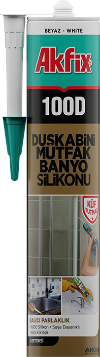 Akfix  Duşakabin Silikon 280ml Şeffaf
