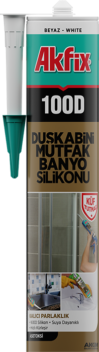 Akfix Duşakabin Silikon 280ml Beyaz