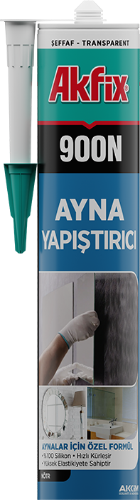 Akfix  Nötr Ayna Silikonu 280 ml Şeffaf