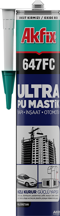 Akfix 647FC Pu Mastik Otomotiv-Yapı 280ml Beyaz