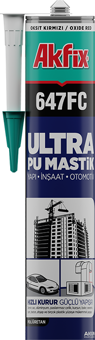 Akfix 647FC Pu Mastik Otomotiv-Yapı 280ml Siyah