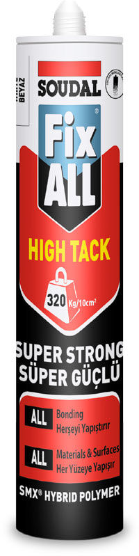 Soudal Fix All High Tack Yapıştırıcı Beyaz 290 ml