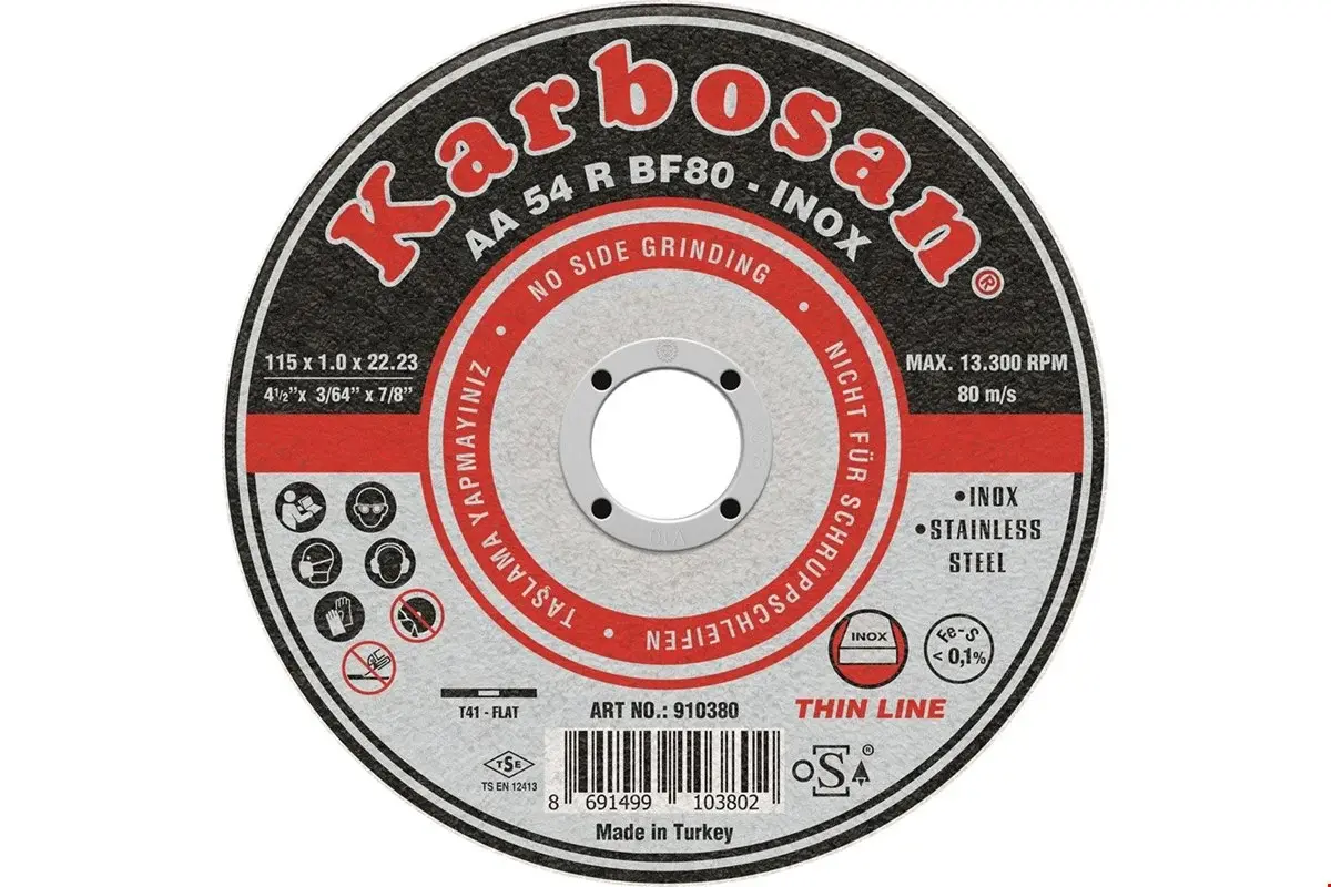 Karbosan İnox Thinline Kesici 180x1.9x22 /910420