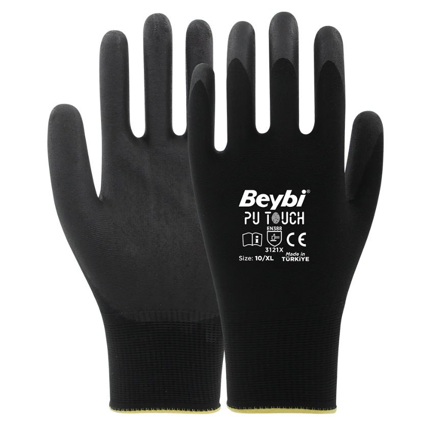 Beybi Pu Touch Eldiven Siyah 09 No