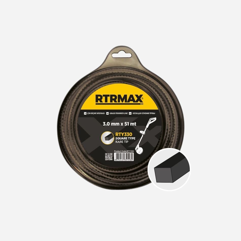 Rtrmax / Rty333 Tırpan Misina Kare 3.3mm 42 m